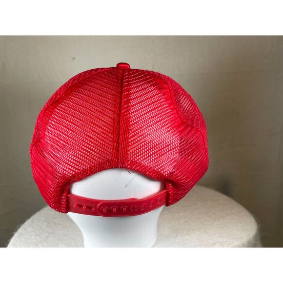 Call the B.E.S.T. Streetwear Red Trucker Snapback Hat - Picture 4 of 7